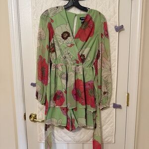 Express V neck romper